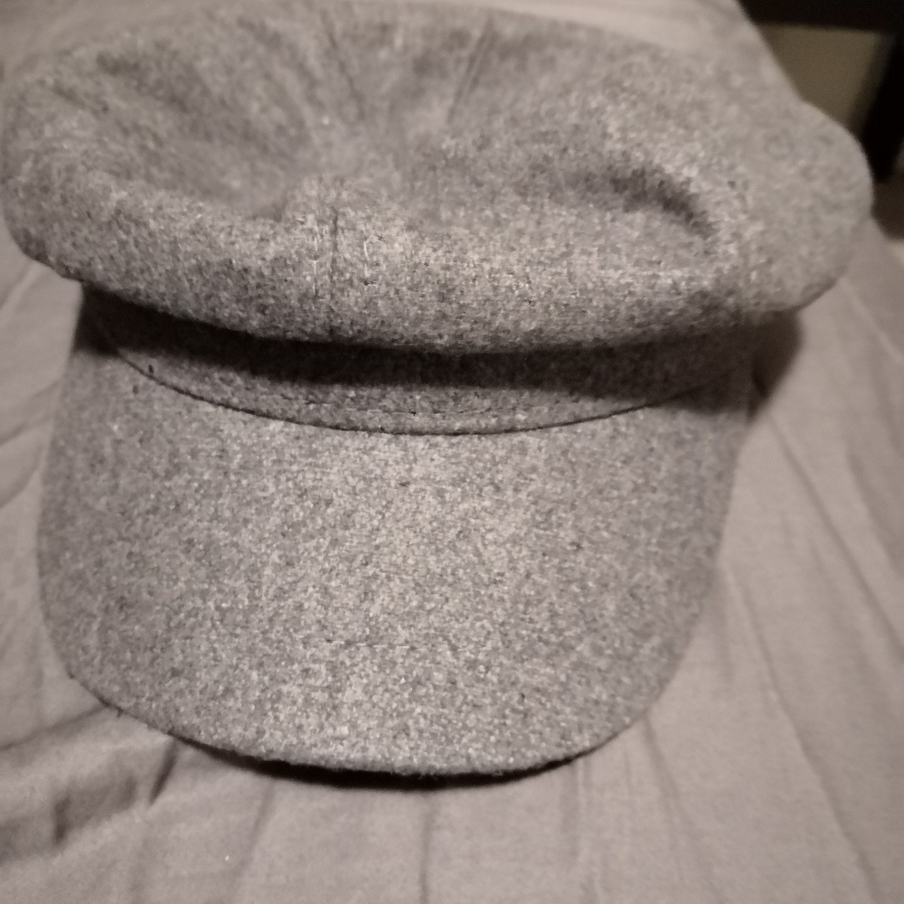 Light gray cute hat